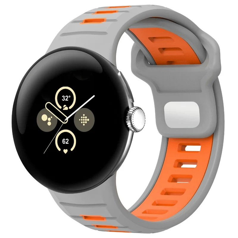 Absolut Elegant Google Pixel Watch 3 XL 45mm Silikon Armband