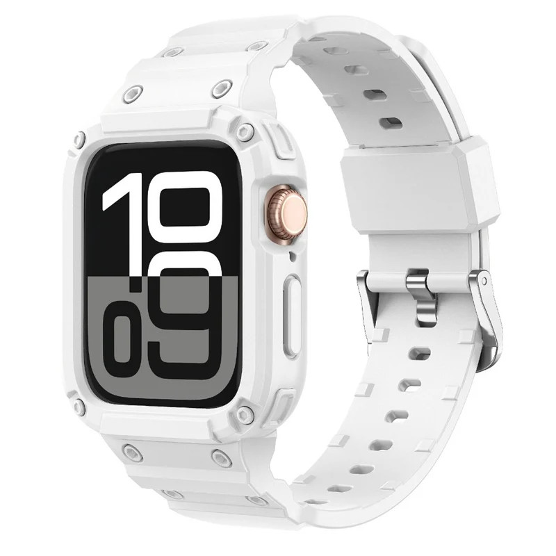 Stilvoll Apple Watch Series 10 46mm Silikon Armband