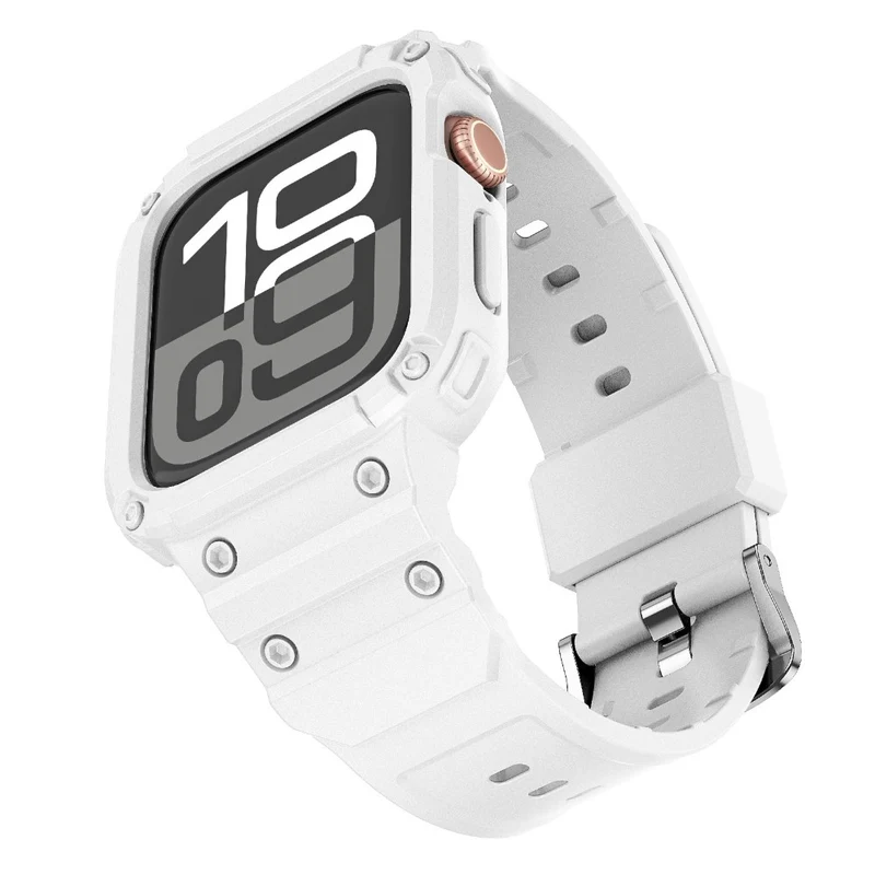 Stilvoll Apple Watch Series 10 46mm Silikon Armband