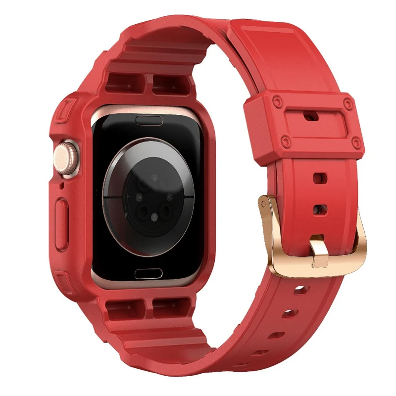 Stilvoll Apple Watch Series 10 46mm Silikon Armband