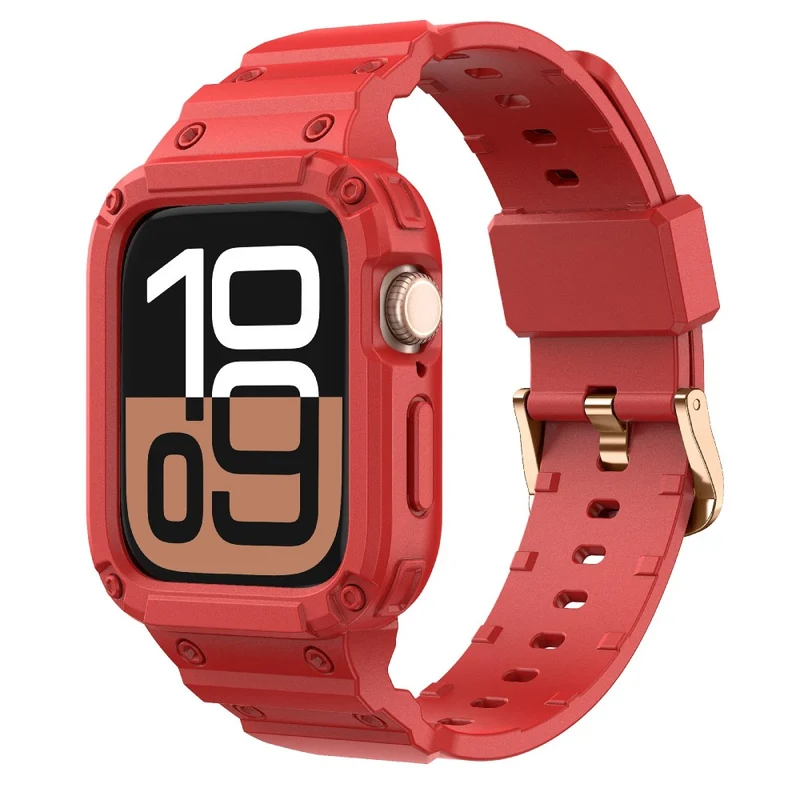 Stilvoll Apple Watch Series 10 46mm Silikon Armband