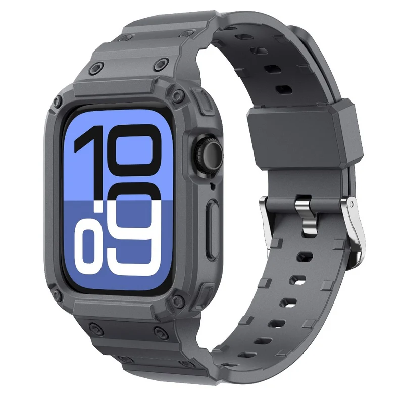 Stilvoll Apple Watch Series 10 46mm Silikon Armband
