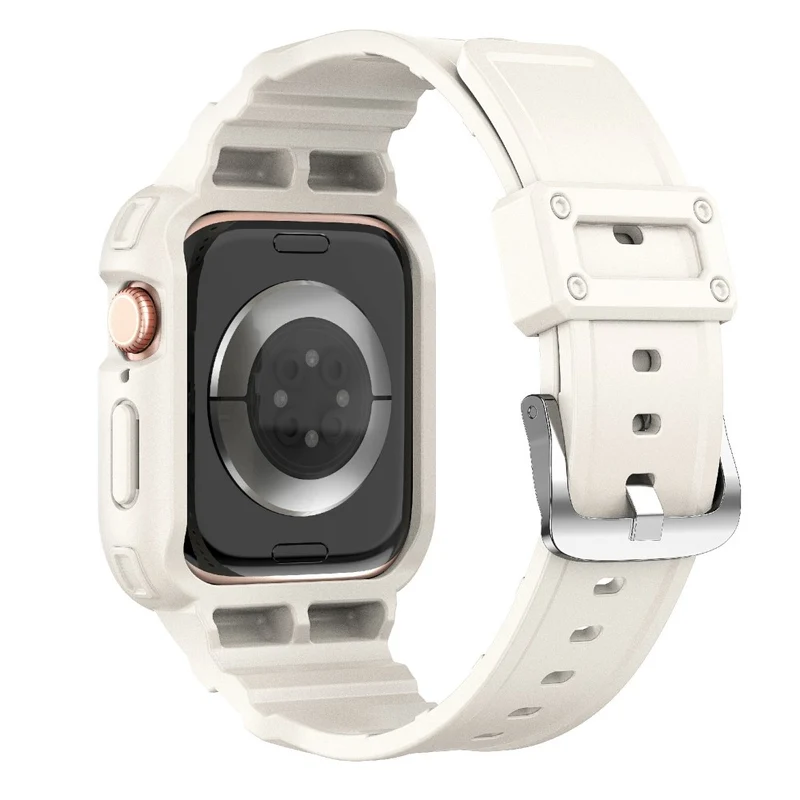 Stilvoll Apple Watch Series 10 46mm Silikon Armband
