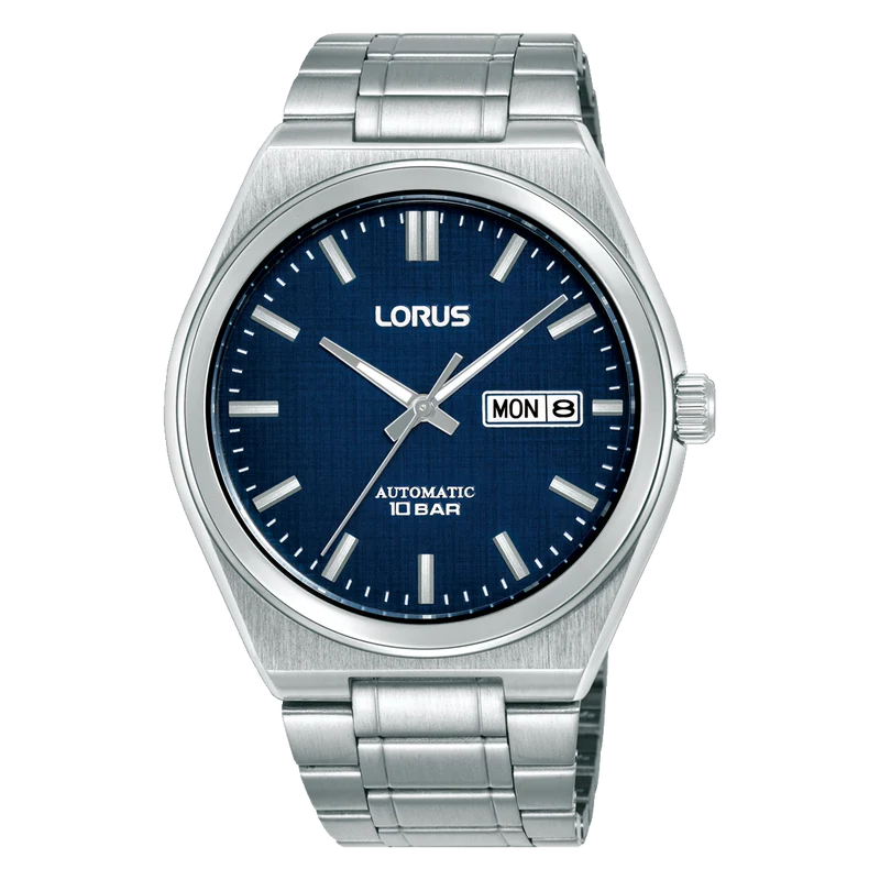 Lorus Classic RL439CX9 Herren Armbanduhr • Automatikwerk mit Datum & Wochentag • Dunkelblaues Zifferblatt