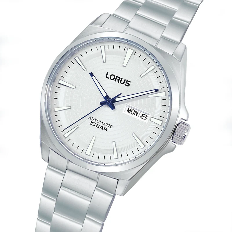 Lorus Sports RL415CX9 Herrenuhr Silber • Automatikwerk • Mineralglas