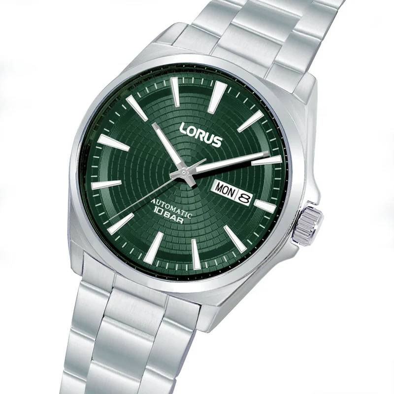 Lorus Sports RL413CX9 Herrenuhr Dunkelgrün • Automatikwerk • Mineralglas