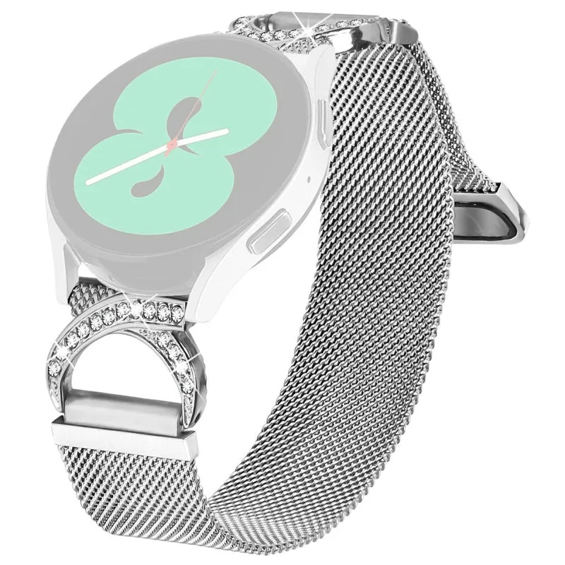 Mega Zuverlässig Samsung Galaxy Watch Active Metall Und Strass Armband