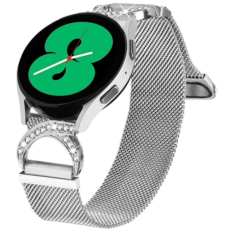 Auffallend Schön Samsung Galaxy Watch Active 2 - 40mm / Samsung Galaxy Watch Active 2 - 44mm Metall Und Strass Universell Armband
