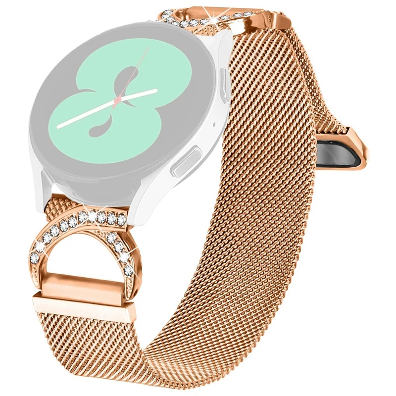 Mega Gut Samsung Galaxy Watch 4 (40mm) / Samsung Galaxy Watch 4 (44mm) Metall Und Strass Universell Armband
