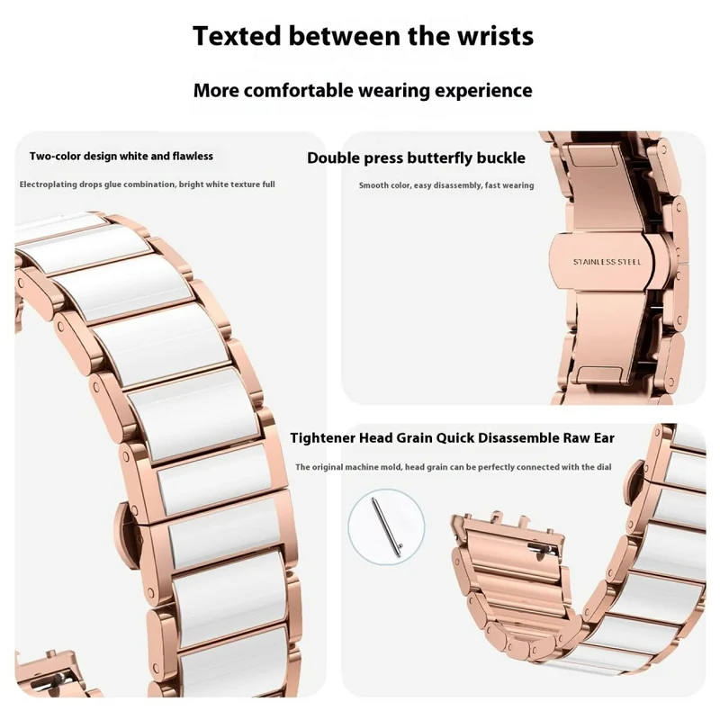 Mega Angenehm Samsung Galaxy Fit 3 Metall Armband