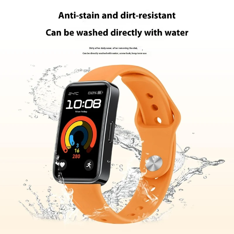 Auffallend Angenehm Huawei Band 9 / Huawei Band 8 Silikon Universell Armband