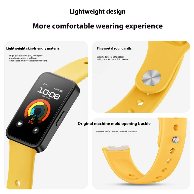 Auffallend Angenehm Huawei Band 9 / Huawei Band 8 Silikon Universell Armband