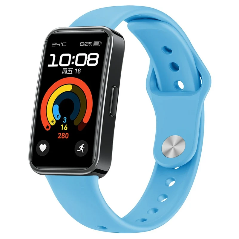 Auffallend Angenehm Huawei Band 9 / Huawei Band 8 Silikon Universell Armband
