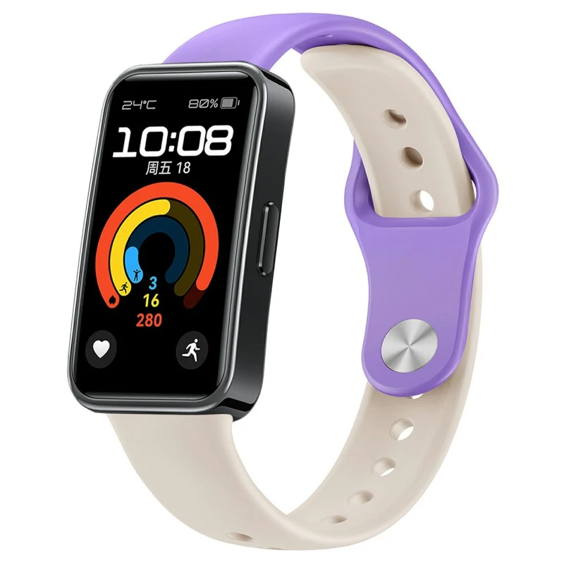 Auffallend Angenehm Huawei Band 9 / Huawei Band 8 Silikon Universell Armband