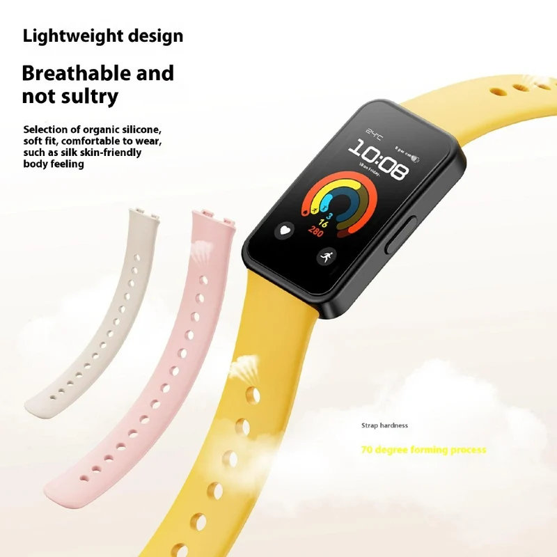 Auffallend Angenehm Huawei Band 9 / Huawei Band 8 Silikon Universell Armband