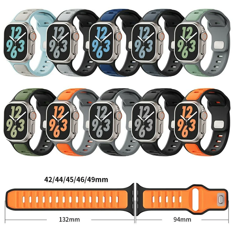 Bequem Apple Smartwatch Silikon Universell Armband