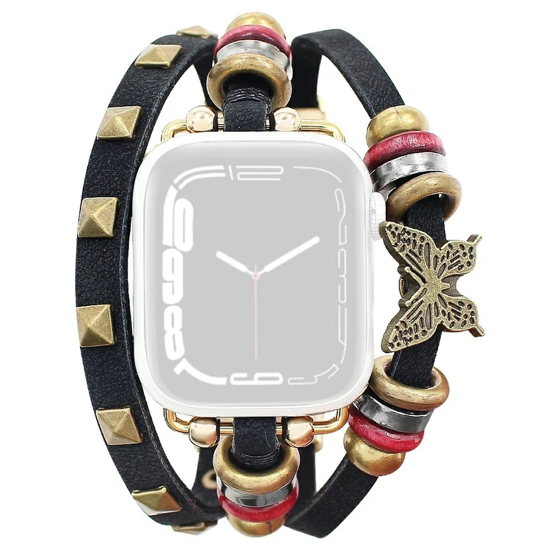 Bemerkenswert Komfortabel Apple Smartwatch Kunstleder Universell Armband