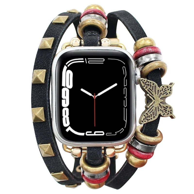 Bemerkenswert Komfortabel Apple Smartwatch Kunstleder Universell Armband