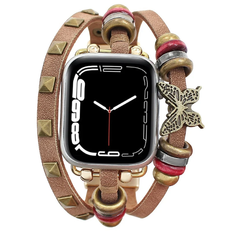Bemerkenswert Komfortabel Apple Smartwatch Kunstleder Universell Armband