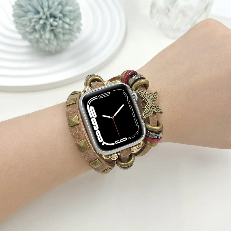 Absolut Stark Apple Smartwatch Kunstleder Universell Armband