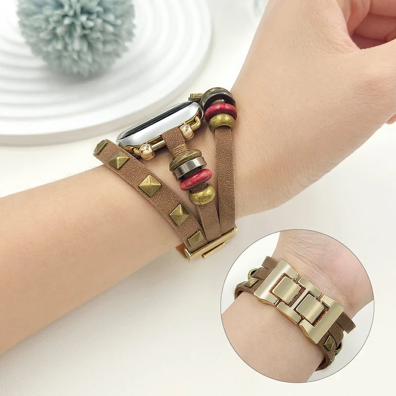 Absolut Stark Apple Smartwatch Kunstleder Universell Armband