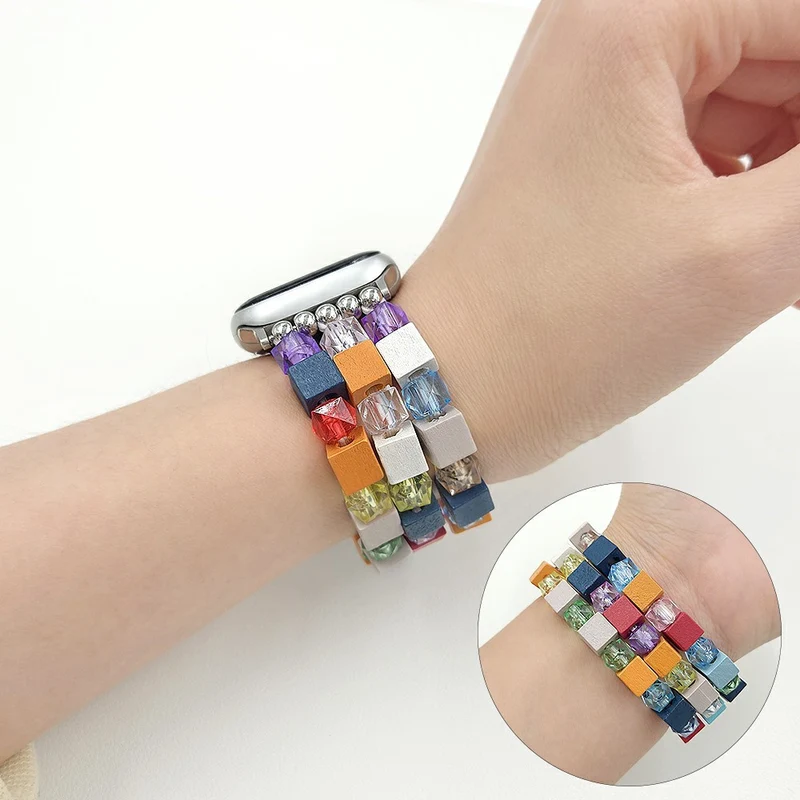 Exquisit Apple Smartwatch Holz Universell Armband
