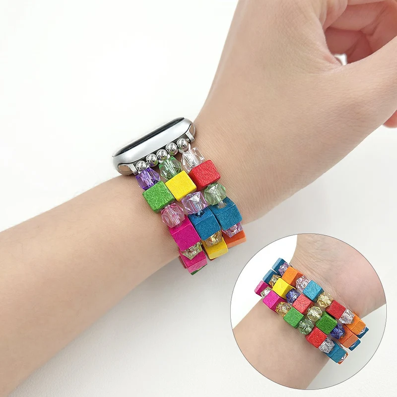 Unglaublich Angenehm Apple Smartwatch Holz Universell Armband