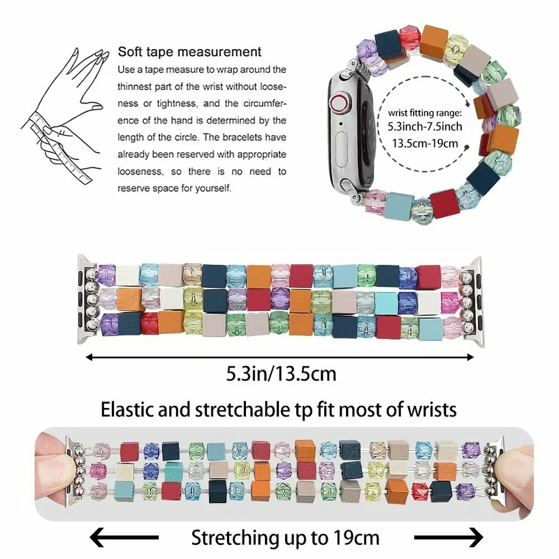 Unglaublich Angenehm Apple Smartwatch Holz Universell Armband