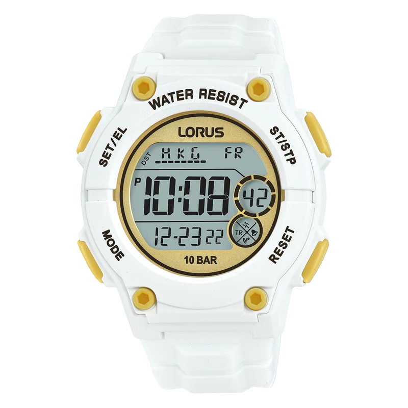 Lorus R2337PX9 Herrenuhr Digital Chronograph • EL-Beleuchtung • 10 BAR Wasserdicht