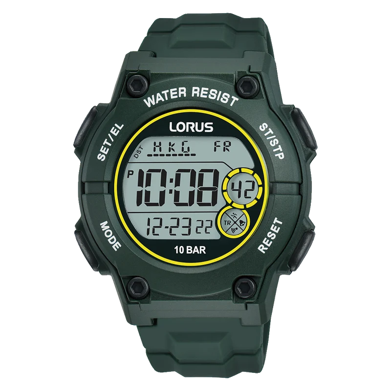 Lorus Digital R2333PX9 Herrenuhr • Digitales Quarzwerk • 10 BAR Wasserdicht
