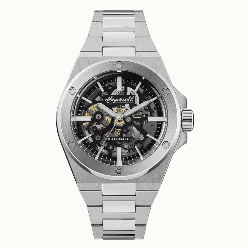 Ingersoll The Baller I15002 Herrenuhr • Automatikwerk • Skelett-Zifferblatt