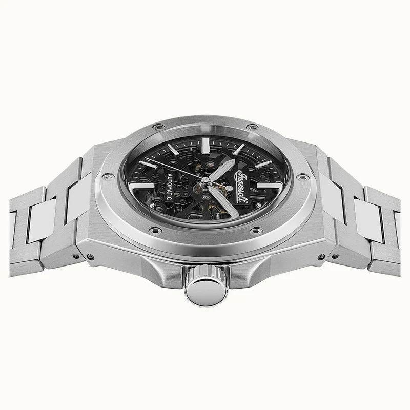 Ingersoll The Baller I15002 Herrenuhr • Automatikwerk • Skelett-Zifferblatt