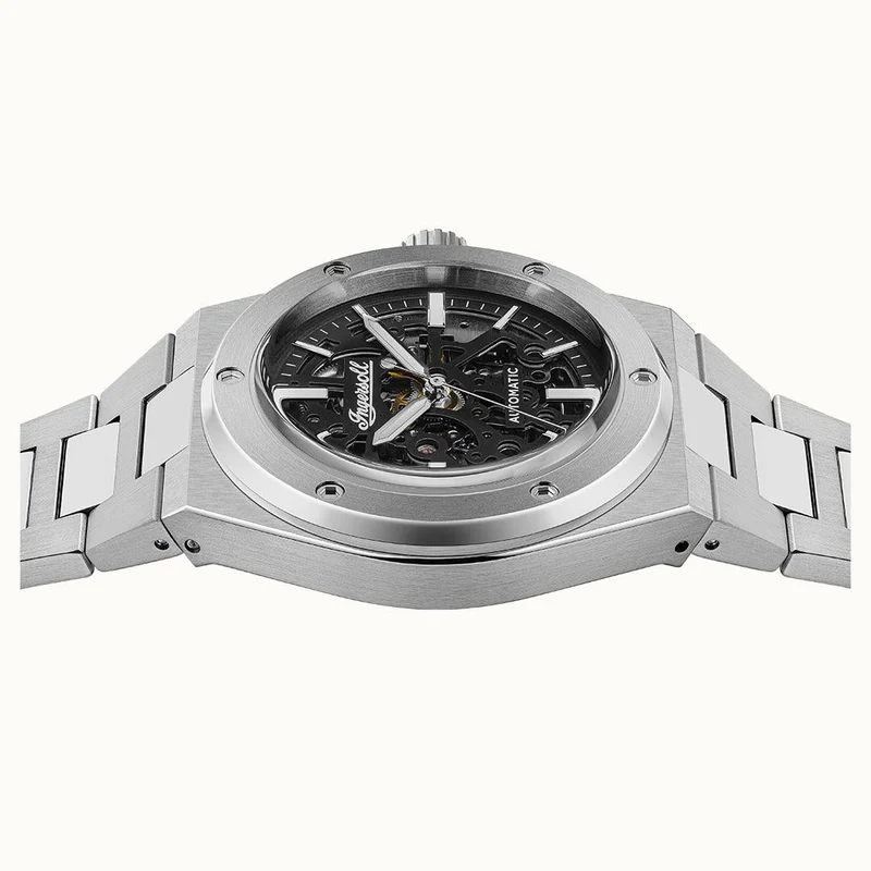 Ingersoll The Baller I15002 Herrenuhr • Automatikwerk • Skelett-Zifferblatt