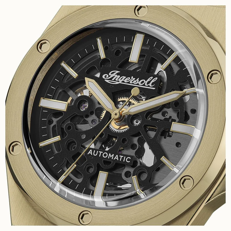 Ingersoll The Baller I15001 Herrenuhr • Automatikwerk • Skelett-Zifferblatt