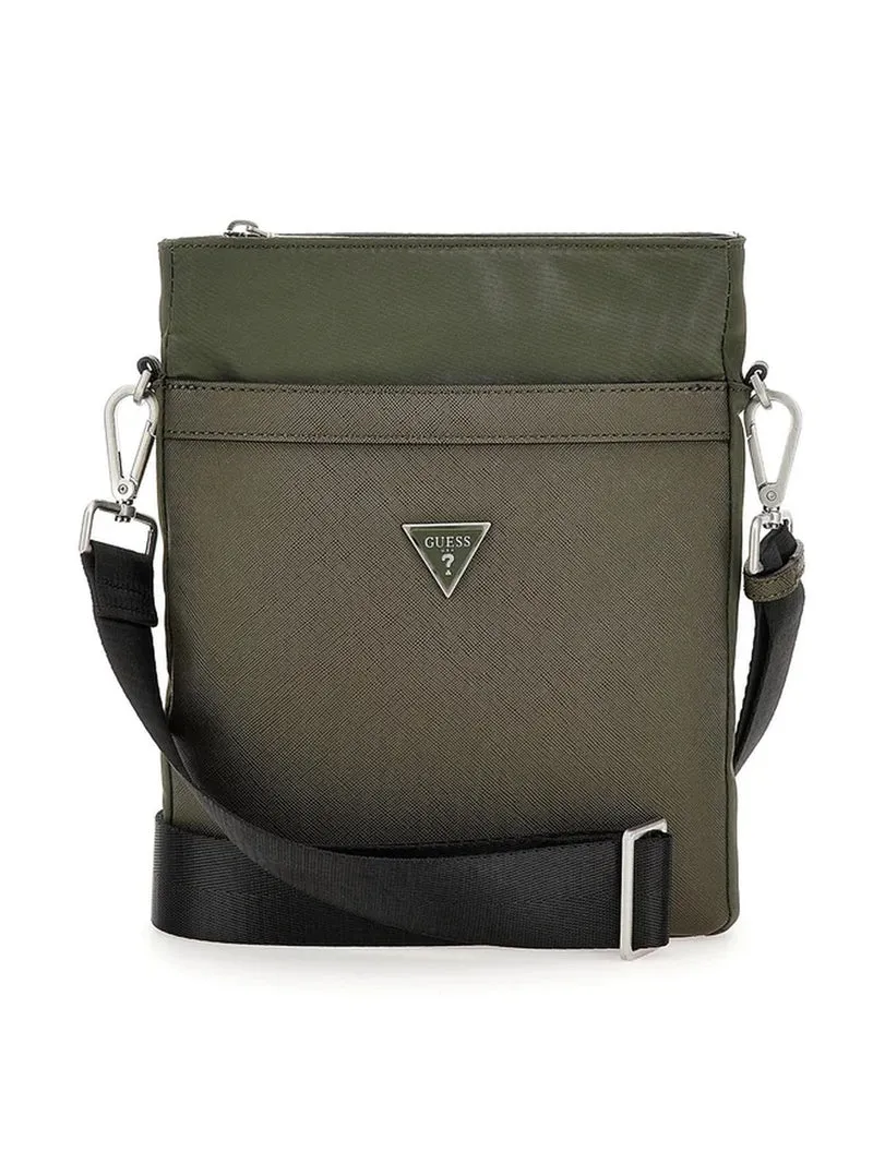 Guess Umhängetasche Herren Certosa Nylon Smart Grau HMECRNP3306GRE