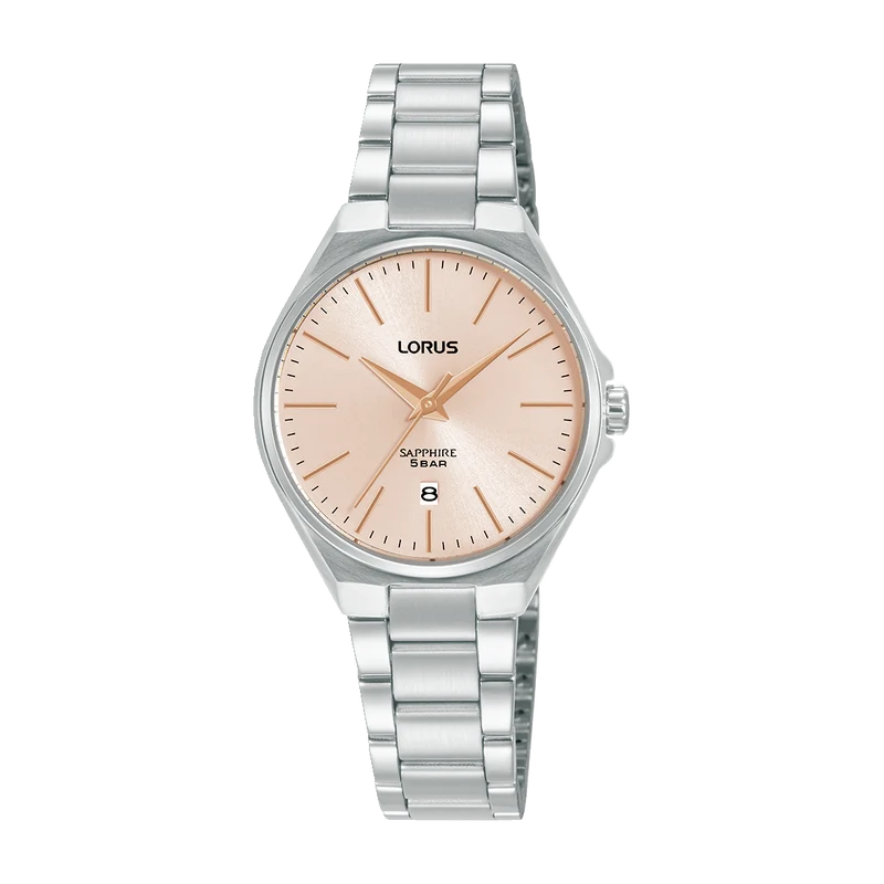 Lorus Dress RJ269BX9 Damenuhr Rosé • Saphirglas • Edelstahlarmband