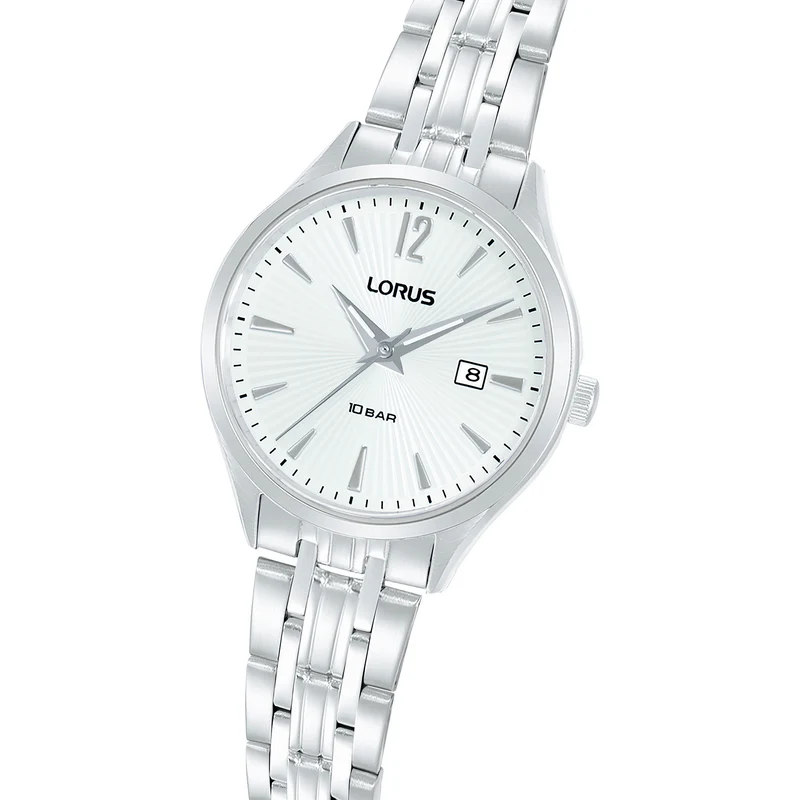 Lorus Classic RJ201CX9 Damen Armbanduhr • Mineralglas • Edelstahlarmband