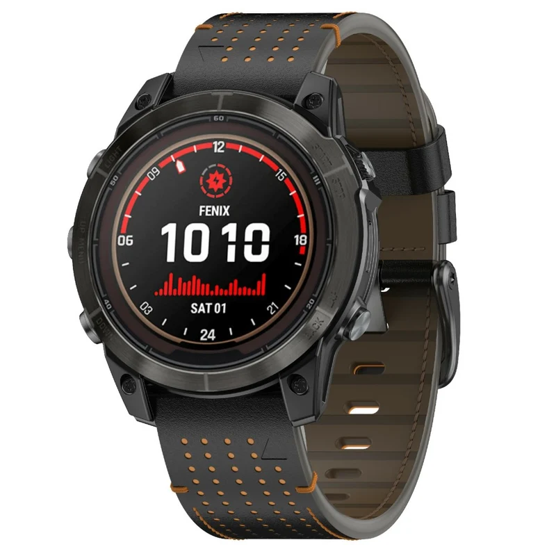 Auffallend Modisch Garmin Smartwatch Echtes Leder Universell Armband
