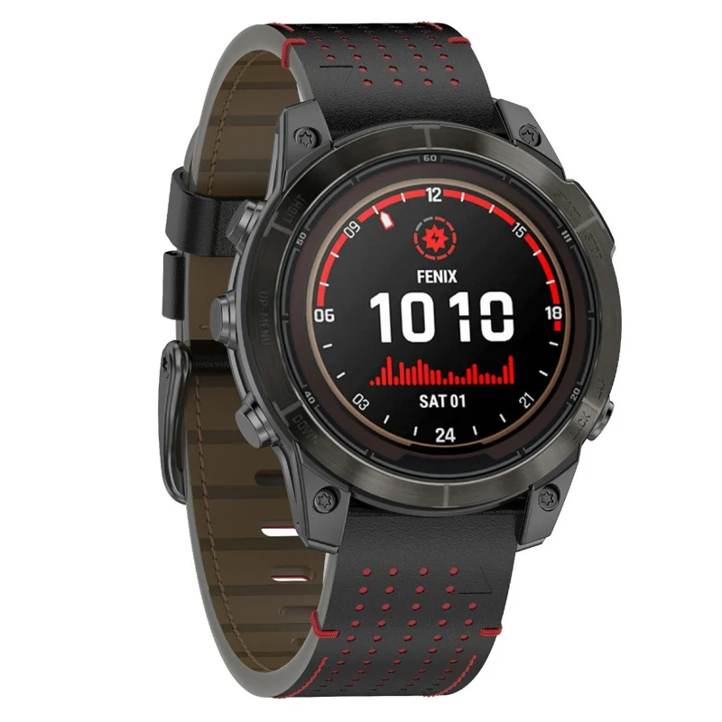 Auffallend Modisch Garmin Smartwatch Echtes Leder Universell Armband