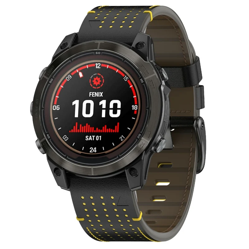 Auffallend Modisch Garmin Smartwatch Echtes Leder Universell Armband