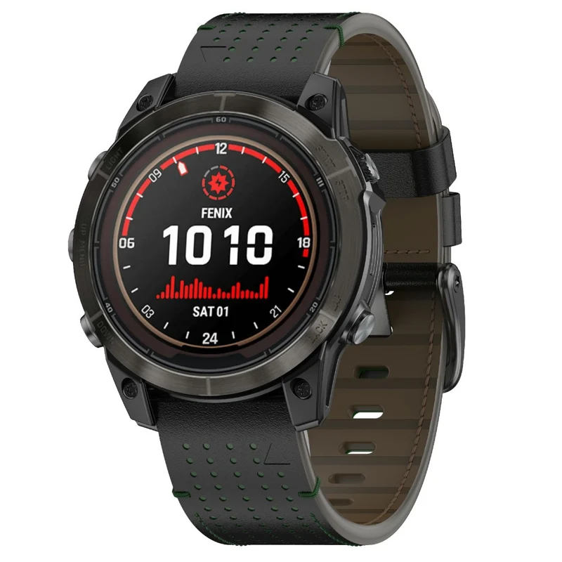 Auffallend Modisch Garmin Smartwatch Echtes Leder Universell Armband