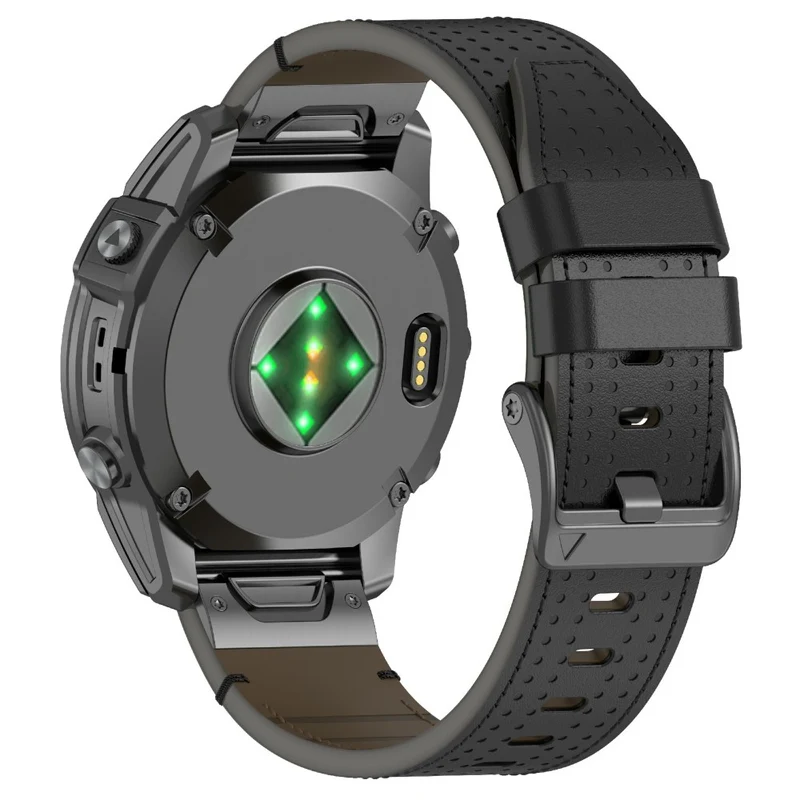 Auffallend Modisch Garmin Smartwatch Echtes Leder Universell Armband