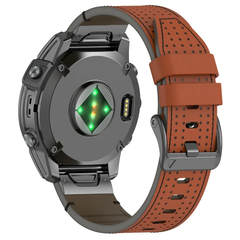 Auffallend Modisch Garmin Smartwatch Echtes Leder Universell Armband