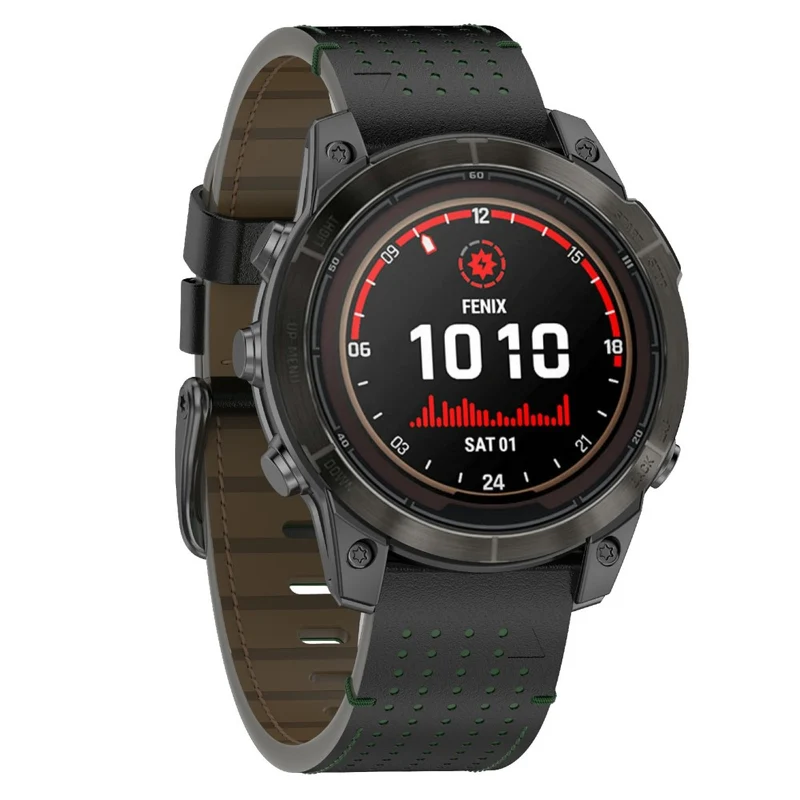 Stilvoll Garmin Smartwatch Echtes Leder Universell Armband