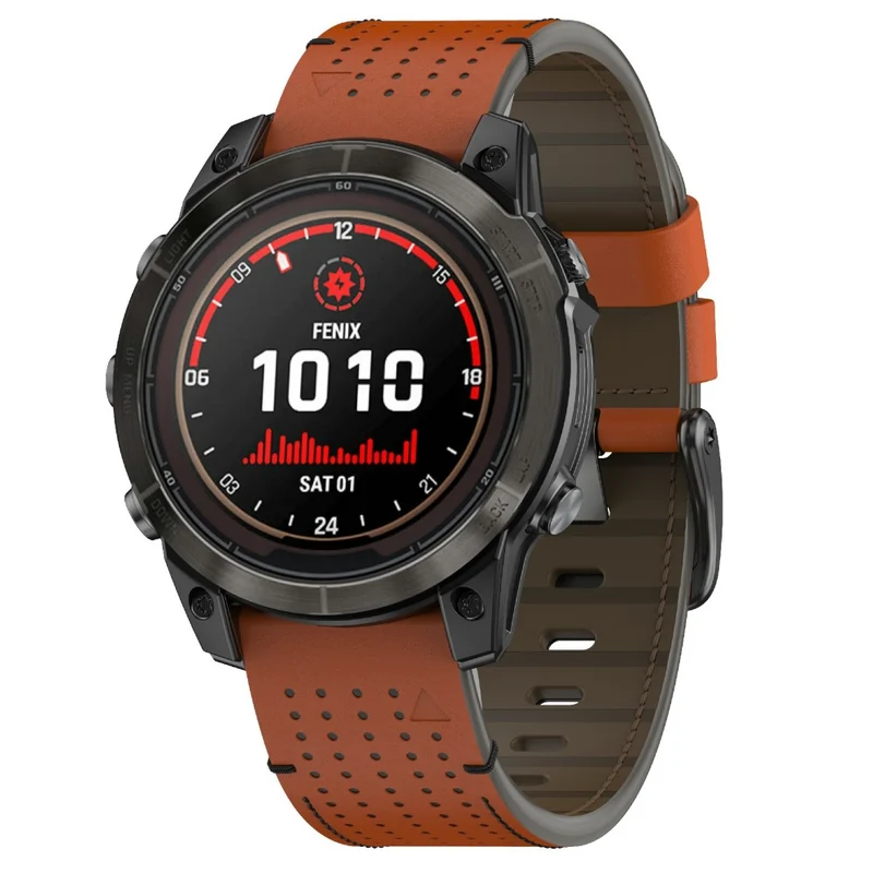 Stilvoll Garmin Smartwatch Echtes Leder Universell Armband
