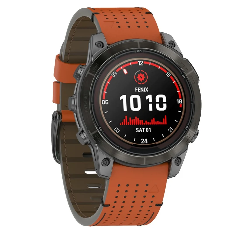 Stilvoll Garmin Smartwatch Echtes Leder Universell Armband