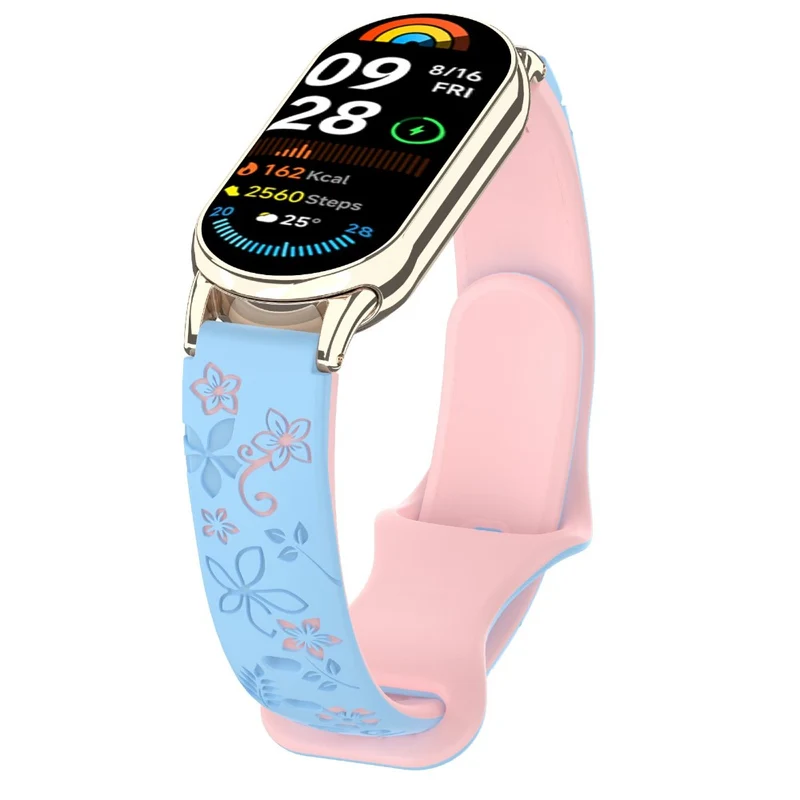 Sehr Stilvoll Xiaomi Smart Band 9 / Xiaomi Smart Band 8 Silikon Universell Armband