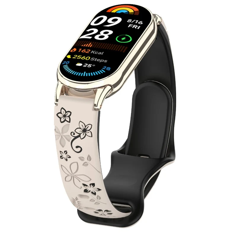 Sehr Stilvoll Xiaomi Smart Band 9 / Xiaomi Smart Band 8 Silikon Universell Armband