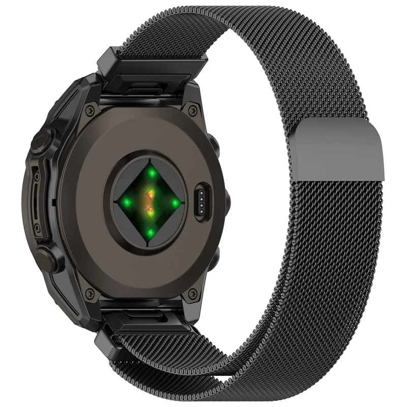 Garmin Fenix 9 Pro - 51mm Premium Milanese Armband (Dunkelgrau)