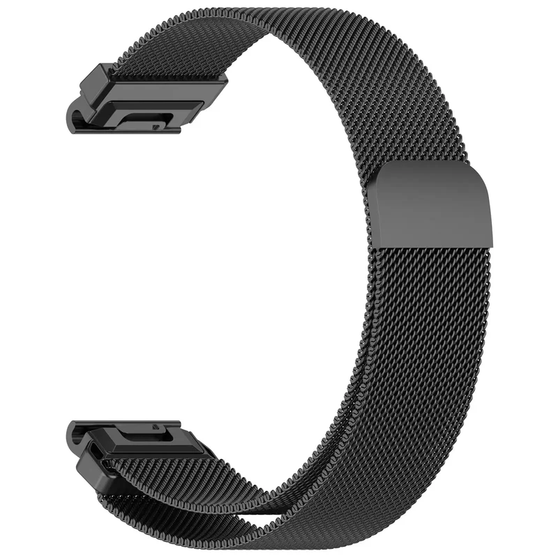 Garmin Fenix 9 Pro - 51mm Premium Milanese Armband (Dunkelgrau)